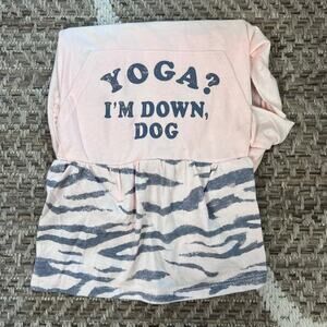 Grayson Pup The Label Dog Shirt "yoga" Sz M